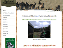 Tablet Screenshot of hadsund-jagt.dk
